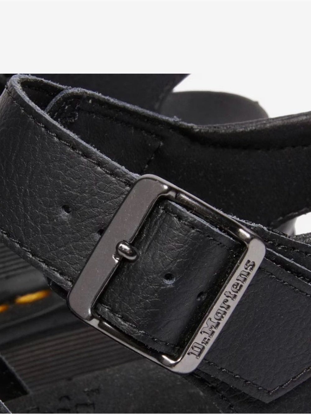 Dr. Martens Black Platform Gladiator Sandals. Size 7 but they fit 8.5, EU 38 - Picture 3 of 15